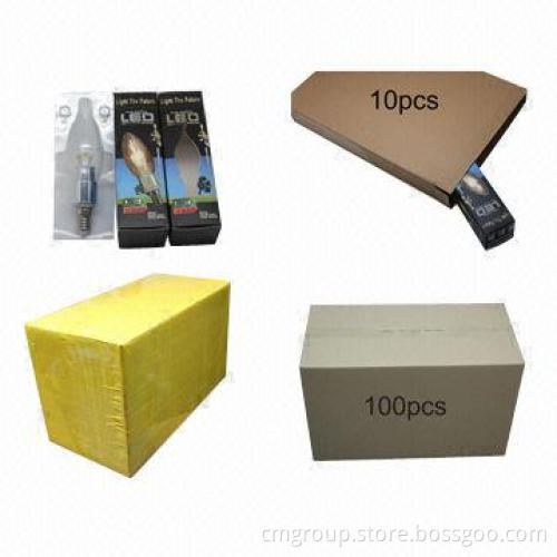 3W LED Candle Light, Edison Base, 2,300/2,500/2,700/3,000/4,200/6,000K Color Temperature, CE, RoHS